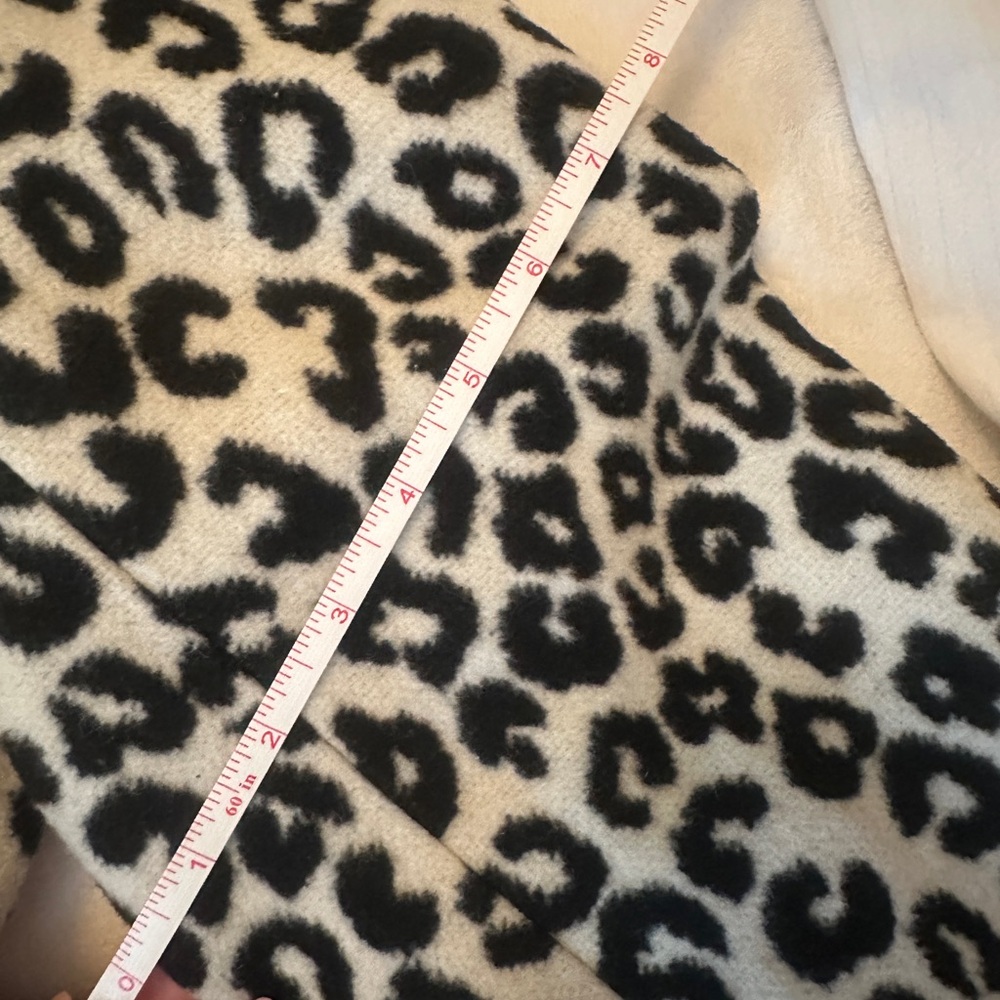 Rachel Zoe Los Angeles New York Long Coat Animal Print Size Large Women’s NWT - Picture 6 of 9